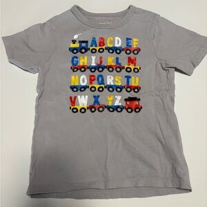 The children’s Place alphabet letter train short sleeve tee 4T